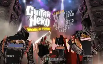 Guitar Hero World Tour (USA) screen shot title